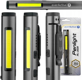 Latarka warsztatowa inspekcyjna COB LED UV Laser everActive PL-350R 350 lum