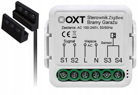 Moduł OXT z sensorem do silnika bramy garażu ZigBee TUYA