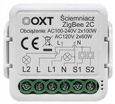 Moduł OXT mini ściemniacz 2 obwody ZigBee TUYA