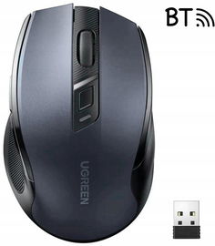 Mysz optyczna Ugreen MU006 bezprzewodowa USB 2.4GHz / Bluetooth 5.0 4000 DP