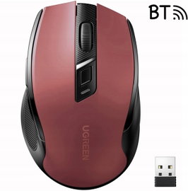 Mysz optyczna Ugreen MU006 bezprzewodowa USB 2.4GHz Bluetooth 5.0 4000 DPI