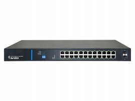 Niezarządzalny przełącznik (switch) 24 porty RJ45 PoE 1Gb/s + 2 porty SFP U
