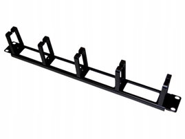 Organizator kabli 1U 19" z przepustami ALANTEC - ALANTEC