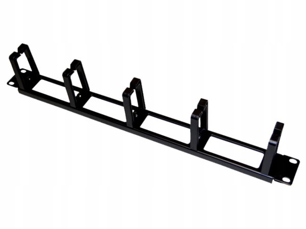 Organizator kabli 1U 19" z przepustami ALANTEC - ALANTEC