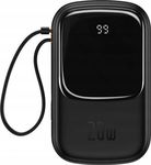 Powerbank Baseus Qpow Digital Display PPQD060201 20000mAh 20W PD QC USB-A U