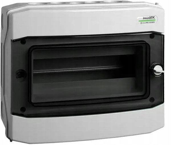 PLASTIKOWA OBUDOWA INSTALACYJNA Natynkowa IP65 1X12 modułów. PHS 12T NOARK