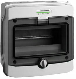 PLASTIKOWA OBUDOWA INSTALACYJNA Natynkowa IP65 1X8 modułów. PHS 8T NOARK