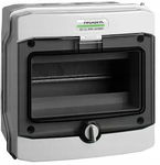 PLASTIKOWA OBUDOWA INSTALACYJNA Natynkowa IP65 1X8 modułów. PHS 8T NOARK