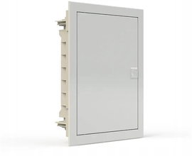 PLASTIKOWA OBUDOWA INSTALACYJNA Z DRZWIAMI METALOWYMI PODTYNK. IP40 2 RZĘDY