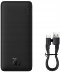 Powerbank Baseus Airpow PPQD090001 10000mAh 20W PD QC 20W USB-A USB-C + kab