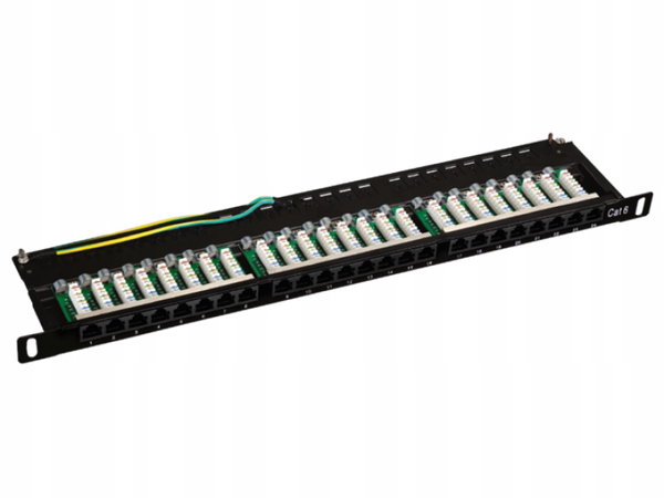 Patch panel OPTIMUM UTP kat.6 24 porty LSA 0.5U ALANTEC - ALANTEC