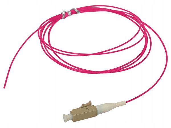 Pigtail MM OM4 1G 50/125 wtyk LC dł. 2 m "EASY STRIP" ALANTEC - ALANTEC