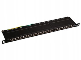 Patch panel OPTIMUM STP kat.6 24 porty 0.5U