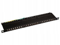 Patch panel OPTIMUM STP kat.6 24 porty 0.5U