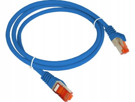 Patch-cord S/FTP kat.6A LSOH 5.0m niebieski ALANTE