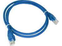 Patch-cord U/UTP kat.6A LSOH 0.5m niebieski ALANTE