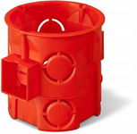 Puszka podtynkowa 60mm głęboka łączeniowa czerwona PK-60 0285-00 / 1 szt.