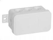 Puszka natynkowa pusta 8 wlotów VIPLAST V8 klik BIAŁA IP54 80x45x41mm 038-0