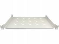 Półka stała 19" 1U głęb. 280mm, szara, 2 punkty mocowania ALANTEC