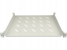 Półka stała 19" 1U głęb. 350mm, szary, 4 punkty mocowania ALANTEC