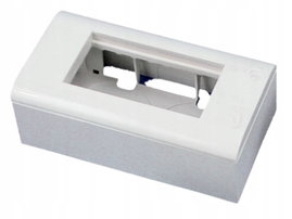 Puszka + support (metalowy) + ramka 90x45