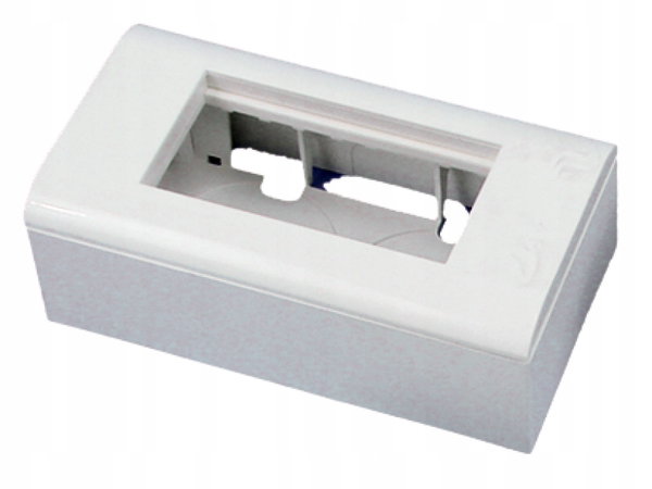 Puszka + support (metalowy) + ramka 90x45