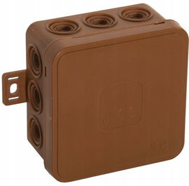 Puszka elektryczna natynkowe Viplast 75 x 75 x 41