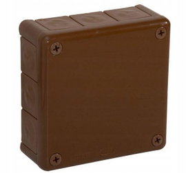 Puszka natynkowa pusta 12 wlotów IP55 118x118x46mm