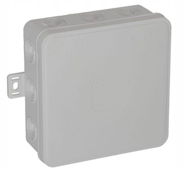 Puszka natynkowa pusta 12 wlotów IP54 100x100x41mm