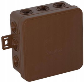Puszka natynkowa pusta 12 wlotów IP54 100x100x41mm