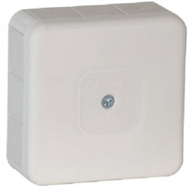 Puszka natynkowa pusta 12 wlotów 85x85x37mm 031-01