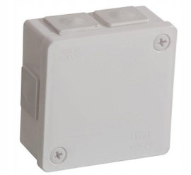 Puszka natynkowa pusta 6 wlotów 86x86x40mm 022-01