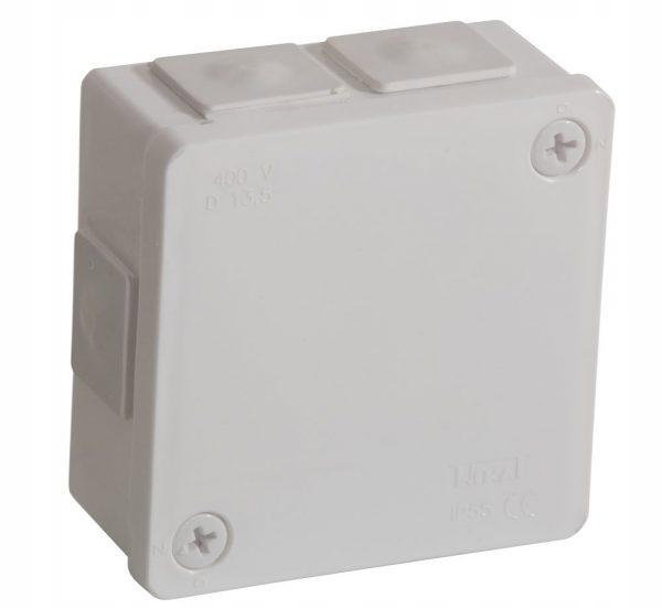 Puszka natynkowa pusta 6 wlotów 86x86x40mm 022-01