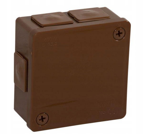 Puszka natynkowa pusta 6 wlotów 86x86x40mm 022-02