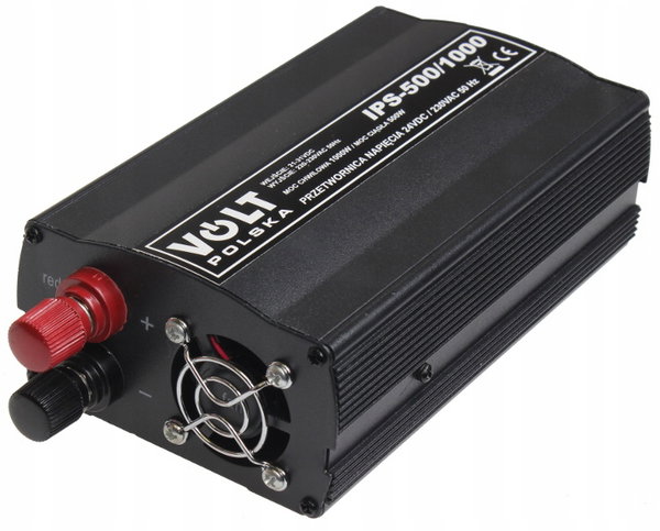 PRZETWORNICA VOLT POLSKA 24V / 230V 500/1000 W
