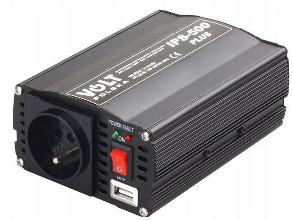 PRZETWORNICA VOLT IPS-500 PLUS 24V 230V 350/500 W