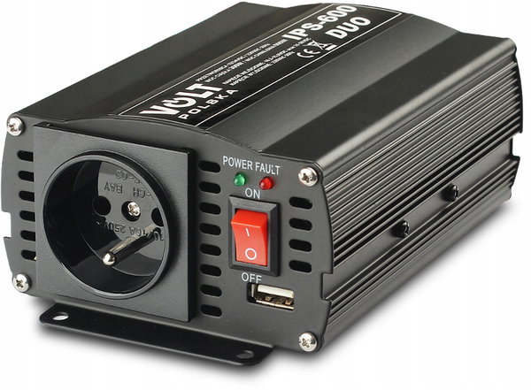 PRZETWORNICA VOLT IPS600 DUO 12V 24V/230V 300/600W