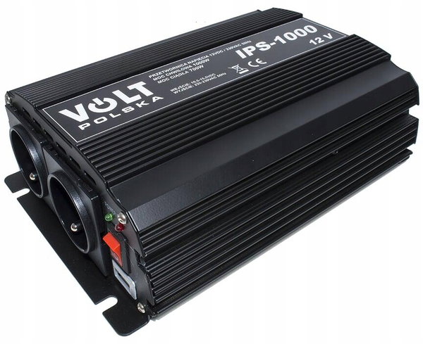 PRZETWORNICA VOLT IPS-1000 12V / 230V 700/1000 W
