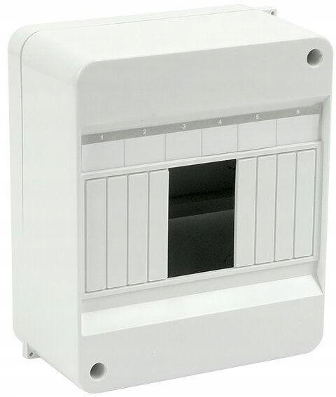 Rozdzielnica n/t RNO 6 IP30 140x117x67mm, biała | 5.6 Elektro-Plast Opatówe