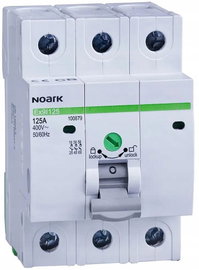 ROZŁĄCZNIK IZOLACYJNY, SZER. 3 MODUŁY 3P 100A Ex9I125 3P 100A Noark 100878