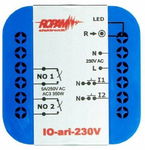 ROPAM IO-ari-230V bezprzewodowy, douszkowy, dwukanałowy sterownik 230VAC,