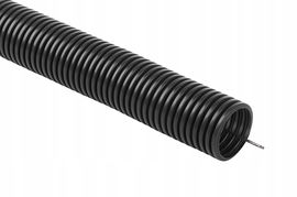 Rura instalacyjna giętka karbowana peszel PVC, UV, 320N z pilotem 25/21 25m