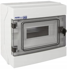 Rozdzielnica hermetyczna modułowa (500V AC, 1000V DC) 1x8 natynkowa (N+PE)