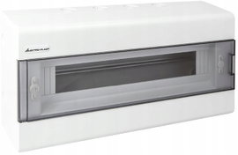 Rozdzielnica modułowa 1x18 natynkowa (N+PE) IP40