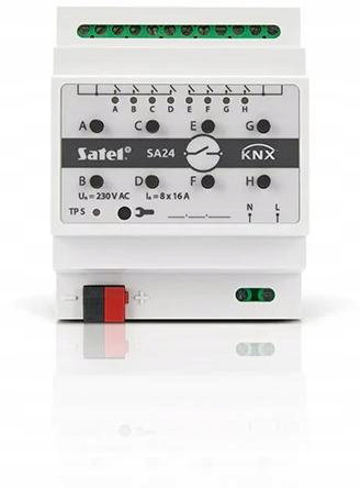 SATEL KNX 8-kanałowy aktor przełączający KNX-SA24