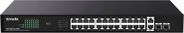 SWITCH POE TENDA TEG1128P-24-410W