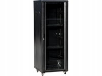 Szafa 36U 600x800, drzwi przednie szklane, osłona tylna metalowa pełna, zam