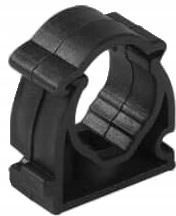 Uchwyt do rur elektroinstalacyjnych zamykany CZARNY CUZE-25 (PACZKA 100szt.