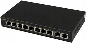 SWITCH POE PULSAR SG108 10-PORTÓW 8xPoE + 2xUPLINK