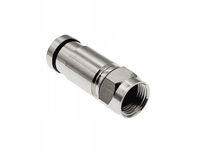 RGTec - Złącze F kompresyjne RG6, średnica tulei wewnętrznej 4.55 mm (0,1)